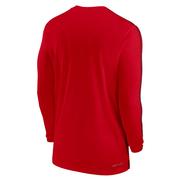 Georgia Nike Dri-Fit Sideline UV Coach Long Sleeve Top